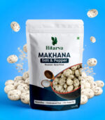 Salt & Pepper Makhana | Roasted Fox Nuts Healthy Snack | Hitarva