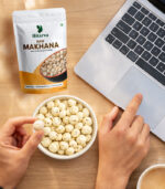 Raw Makhana | Plain Fox Nuts Healthy Snack | Hitarva - Image 2