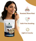 Salt & Pepper Makhana | Roasted Fox Nuts Healthy Snack | Hitarva - Image 3